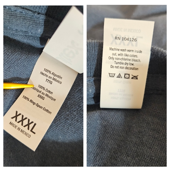 Tultex Tee Mens XXXL Blue Siberian Stroll T Shirt  Art by Ten Hundred Tiger Elmo - Picture 11 of 15